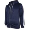 Bigdude Tricot Zip Up Hoody With Stripe Navy -Kenn Clothing Shop 9a2e9467 m30a5956