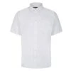 Bigdude Button Down Oxford Short Sleeve Shirt White -Kenn Clothing Shop a05b3f2a bd23ss05 04 white 1