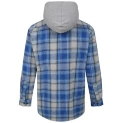 Bigdude Hooded Check Flannel Shirt Blue -Kenn Clothing Shop a1427190 bd23ls03 03 2.jpg20edited