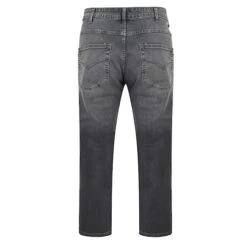 Bigdude Stretch Jeans With Whiskers Grey Wash -Kenn Clothing Shop a8b1ece8 bd21js 03 3