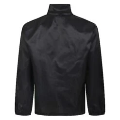 Bigdude Showerproof Packaway Rain Jacket Black -Kenn Clothing Shop b0a3d22d raincoat black 2 720
