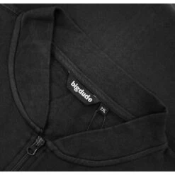 Bigdude Zip Thru Baseball Jacket Black -Kenn Clothing Shop b0f238b6 img 8141 2