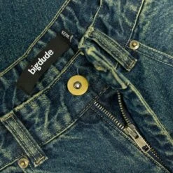 Bigdude Non-Stretch Straight Fit Jeans Mid Wash -Kenn Clothing Shop b579b0af bd23js0820light201