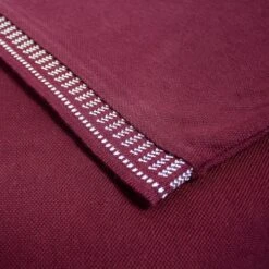 Bigdude Jacquard Collar Polo Shirt Burgundy -Kenn Clothing Shop b8bf1732 img 8205