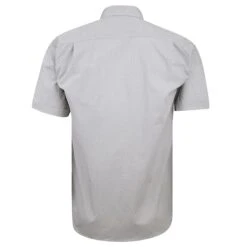 Bigdude Short Sleeve Cotton Woven Abstract Design Shirt White/Back 10 Bigdude Short Sleeve Cotton Woven Abstract Design Shirt White/Back -Kenn Clothing Shop ba7c922b bd21vs02 08 back