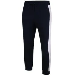 Bigdude Contrast Stripe Joggers Navy