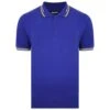 Bigdude Designer Tipped Polo Shirt Cobalt Blue -Kenn Clothing Shop bd21p04 j1 blue 1