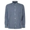 Bigdude Button Down Long Sleeve Check Shirt Bright Navy -Kenn Clothing Shop bf7f097c bd23ls19 10 1