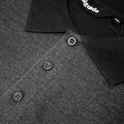Bigdude Colour Block Polo Shirt Black -Kenn Clothing Shop c01b825e img 8095