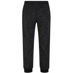 Bigdude Space Dye Cuffed Joggers Black -Kenn Clothing Shop c16e209d spacedyejogger black 3