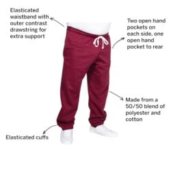Bigdude Basic Joggers Burgundy -Kenn Clothing Shop cb432864 058