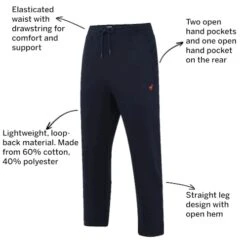 Bigdude Open Hem Loop Back Joggers Navy 12 Bigdude Open Hem Loop Back Joggers Navy -Kenn Clothing Shop cb60dcc2 052