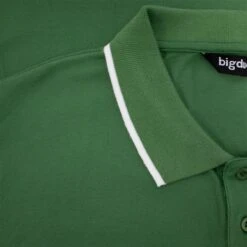 Bigdude Colour Block Pique Polo Deep Green -Kenn Clothing Shop cc210e56 img 8676