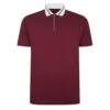 Bigdude Jersey Zip Polo Burgundy -Kenn Clothing Shop cc603994 bd22p12 10 burgundy 1