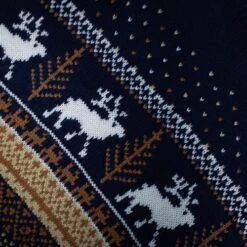 Bigdude Fair Isle Christmas Jumper Navy -Kenn Clothing Shop cf8ea530 img 9448