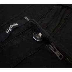 Bigdude Loose Fit Straight Cut Stretch Jeans Black -Kenn Clothing Shop d081cd21 img 7864