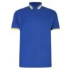 Bigdude Jacquard Contrast Pique Polo Shirt Royal Blue -Kenn Clothing Shop d1b84bd3 bd22p10 16 royalblue 1