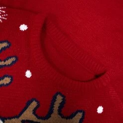 Bigdude Reindeer Christmas Jumper Red -Kenn Clothing Shop d220d409 img 9466