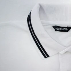 Bigdude Tipped Pique Polo Shirt White -Kenn Clothing Shop d371ead7 img 8395