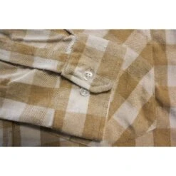 Bigdude Summer Long Sleeve Flannel Shirt Beige -Kenn Clothing Shop d3d4442a bd23ls01 65 2