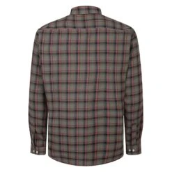 Bigdude Long Sleeve Check Shirt Grey -Kenn Clothing Shop d5160140 bd23ls20 03 2