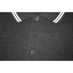 Bigdude Tipped Polo Shirt Charcoal -Kenn Clothing Shop de1e582f bd20tp01 07 charcoal 1