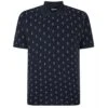 Bigdude Geometric Print Polo Shirt Navy -Kenn Clothing Shop e470cee5 3