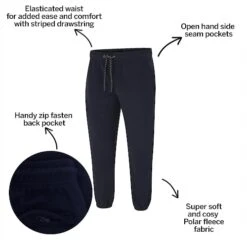 Bigdude Polar Fleece Joggers Navy -Kenn Clothing Shop e4a98a06 bd23j0720navyv