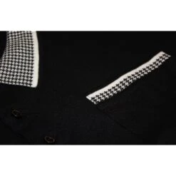 Bigdude Hounds Tooth Pique Polo Black -Kenn Clothing Shop e6d47727 img 1220