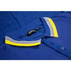 Bigdude Jacquard Contrast Pique Polo Shirt Royal Blue -Kenn Clothing Shop e6f9ece5 img 1354