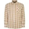 Bigdude Summer Long Sleeve Flannel Shirt Beige -Kenn Clothing Shop e7b6fa7c bd23ls01 65 beige 1