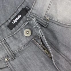 Bigdude Non-Stretch Straight Fit Jeans Grey Wash -Kenn Clothing Shop e92577c0 bd23js0820grey201