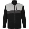 Bigdude Full Zip Colour Block Jacket Black -Kenn Clothing Shop ed5319ee ziptop grey 1