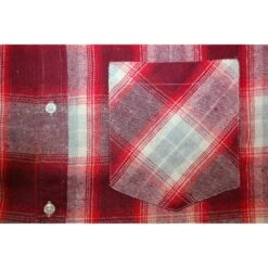 Bigdude Summer Long Sleeve Flannel Shirt Red -Kenn Clothing Shop efa3978a bd23ls01 22 1