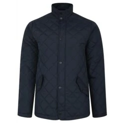 Bigdude Classic Quilted Jacket Navy