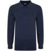Bigdude Long Sleeve Polo Shirt Navy -Kenn Clothing Shop f54b02a5 bdt81p05 02 navy 1 1