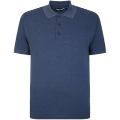 Bigdude Plain Polo Shirt Denim -Kenn Clothing Shop fa03ebb8 bluemarlpolo 1
