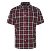 Bigdude Short Sleeve Check Shirt Red -Kenn Clothing Shop fee66e17 bd23ss10 02 1