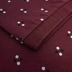 Bigdude Geometric Print Polo Shirt Burgundy -Kenn Clothing Shop ff0338e5 img 8674