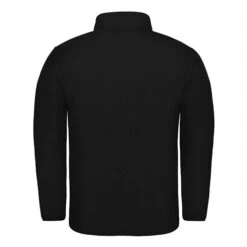 Kenn Clothing Shop -Kenn Clothing Shop fleece zip neck pullover black back
