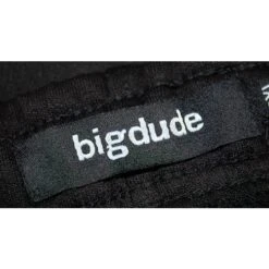 Bigdude Open Hem Joggers Black -Kenn Clothing Shop img 0316