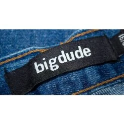 Bigdude Elasticated Waist Jeans Mid Wash 23 Bigdude Elasticated Waist Jeans Mid Wash -Kenn Clothing Shop img 0504