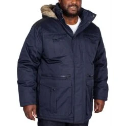 Bigdude Full Zip Parka Coat Navy -Kenn Clothing Shop img 1032 clipped rev 1