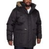 Bigdude Full Zip Parka Coat Black -Kenn Clothing Shop img 1046 clipped rev 1