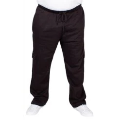 Bigdude Straight Leg Cargo Joggers Black -Kenn Clothing Shop img 1327 clipped rev 1