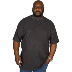 Bigdude Plain Polo Shirt- Charcoal -Kenn Clothing Shop img 1544 clipped rev 1