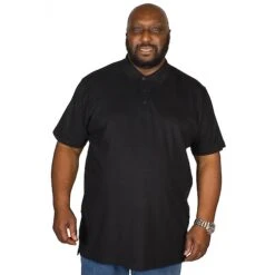 Bigdude Plain Polo Shirt - Black -Kenn Clothing Shop img 1556 clipped rev 1
