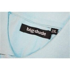 Bigdude Plain Polo Shirt Light Blue -Kenn Clothing Shop img 2523
