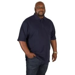 Bigdude Polo Shirt With Pocket Navy -Kenn Clothing Shop img 3850 clipped rev 1