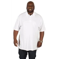 Bigdude Plain Polo Shirt White -Kenn Clothing Shop img 3851 clipped rev 1